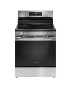 Cuisini&egrave;re 30 Po. Vitroc&eacute;ramique Frigidaire FCRE306CAS  Inox 5 bruleurs     Capacit&eacute; 5.3 pieds cubes 2500 Watts  largeur 30 pouces
