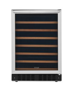 Refroidisseur &agrave; vin d'une capacit&eacute; de 52 bouteilles, int&eacute;gr&eacute; ou autonome, 5.3&nbsp;pi&sup3;, Frigidaire Gallery FGWC5233TS  Inox    52 bouteilles  largeur 23 pouces pr&eacute;sent&eacute; par Corbeil