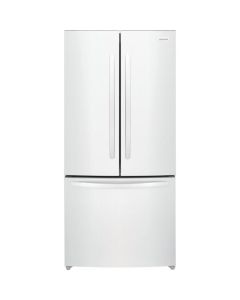 Refrig&eacute;rateur Frigidaire FRFG1723AW Blanc Portes fran&ccedil;aises largeur 32 pouces Capacit&eacute; 17.6 pieds cubes