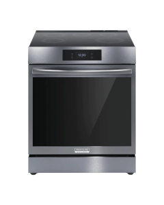 Cuisini&egrave;re &agrave; induction &agrave; commande frontale avec convection totale, 30 po, 5 &eacute;l&eacute;ments, acier inoxydable, Frigidaire Gallery GCFI306CBD  Inox Noir 5 bruleurs     Capacit&eacute; 6.2 pieds cubes 2500 W Watts  largeur 30 pouces