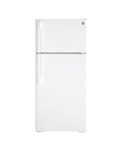 Refrig&eacute;rateur GE GTE17DTNRWW Blanc Cong&eacute;lateur en haut largeur 28 pouces Capacit&eacute; 16.6 pieds cubes