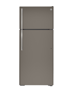 Refrig&eacute;rateur GE GTE18GMNRES Gris Cong&eacute;lateur en haut largeur 28 pouces Capacit&eacute; 17.5 pieds cubes