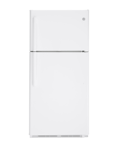 Refrig&eacute;rateur GE GTS18FTLKWW Blanc Cong&eacute;lateur en haut largeur 30 pouces Capacit&eacute; 18.2 pieds cubes