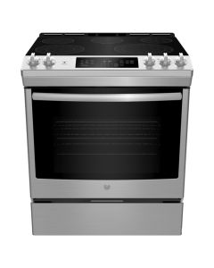 Cuisini&egrave;re 30 Po. Vitroc&eacute;ramique GE JCS840SMSS  Inox 5 bruleurs     Capacit&eacute; 5.3 pieds cubes 2850 Watts  largeur 30 pouces