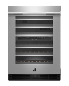 Cellier Encastrable 45 bouteilles, 24 po. Jenn-Air JUWFR242HL  Inox    45 bouteilles  largeur 24 pouces pr&eacute;sent&eacute; par Corbeil