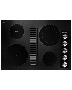 Ceramic Glass cooktop - integrated ventilation KitchenAid KCED600GBL