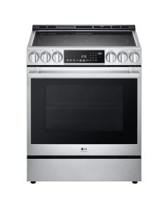 Cuisini&egrave;re en Vitroc&eacute;ramique de 30 po. LG 6.3 pi.cu avec 5 br&ucirc;leurs en Inox LSES6338F  Inox 5 bruleurs     Capacit&eacute; 6.3 pieds cubes 4200 Watts  largeur 30 pouces