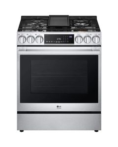 Cuisini&egrave;re Br&ucirc;leurs scell&eacute;s de 30 po. LG 6.3 pi.cu avec 5 br&ucirc;leurs en Inox LSGS6338F  Inox 5 bruleurs     Capacit&eacute; 6.3 pieds cubes 19 000 Watts  largeur 30 pouces