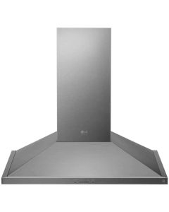Hotte murale de type chemin&eacute;e 36 po 600 pcm LG LSHD3680ST Inox Installation Montage mural  600 pieds cubes par minute