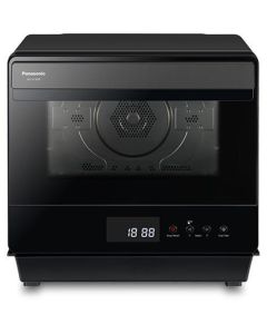 Panasonic Microwave NUSC180B in Black color showcased by Corbeil Appliances