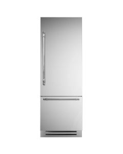 Refrig&eacute;rateur Bertazzoni REF30BMBIXRT Inox Cong&eacute;lateur en bas / tiroir largeur 30 pouces Capacit&eacute; 15.5 pieds cubes