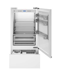 Refrig&eacute;rateur Bertazzoni REF36BMBIPRT Panneau Requis Cong&eacute;lateur en bas / tiroir largeur 36 pouces Capacit&eacute; 19.6 pieds cubes