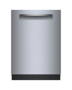 Lave-vaisselle encastrable, 38 dBA, 24 po, Acier bross&eacute;, Bosch SHP95CM5N Decibels 38   5 cycles Encastrable   largeur 24 pouces