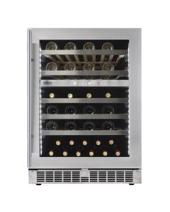 Cellier Encastrable 51 bouteilles, 24 po. Silhouette SPRWC053D1SS  Inox    51 bouteilles  largeur 24 pouces pr&eacute;sent&eacute; par Corbeil