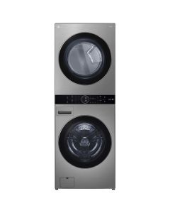 Laveuse de 5,2 pi&sup3; et s&eacute;cheuse &eacute;lectrique de 7,4 pi&sup3; WashTowerMC &agrave; chargement frontal de LG WKEX200HVA