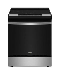 Cuisini&egrave;re &agrave; induction 30 po autoportante, 4 br&ucirc;leurs, acier inoxydable, Whirlpool&reg; WSIS5030RZ  Inox 4 bruleurs     Capacit&eacute; 6.4 pieds cubes 3600W Watts  largeur 30 pouces