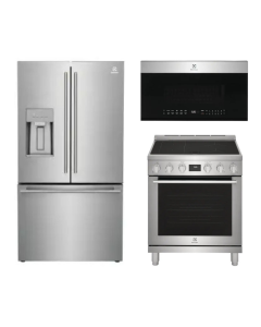 Electrolux Stainless Steel Kitchen Set 30" ECFI3068AS-ERFC2393AS-EMOW1911AS