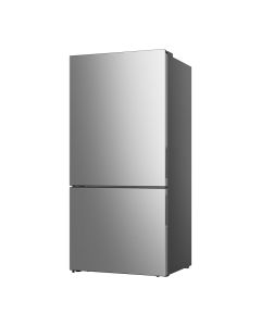 Refrig&eacute;rateur AVIVA ARBM177SE Inox Cong&eacute;lateur en bas / porte largeur 31 pouces Capacit&eacute; 17.7 pieds cubes