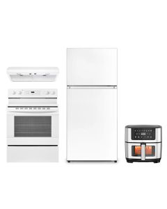 Ensemble d'&eacute;lectrom&eacute;nagers Ellipse pour la cuisine blanc ERTM181WE-EV303RW-ERHS306W-EAIR65