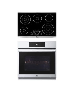 Ensemble de 2 &eacute;lectrom&eacute;nagers LG Studio pour la cuisine LSCE305ST, WSES4728F