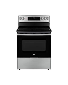 Cuisini&egrave;re amovible &eacute;lectrique, 30 po, friture &agrave; air sans pr&eacute;chauffage, Inox, GE JCB840STSS  Inox 4 bruleurs     Capacit&eacute; 5.0 pieds cubes 2850 Watts  largeur 30 pouces