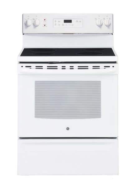 Cuisinière Vitrocéramique de 30 po. GE 5 pi.cu avec 4 brûleurs en