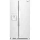 21.4 cu. ft. Side by Side White Refrigerator