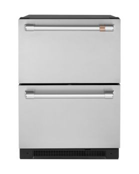 Refrigerator GE Café CDE06RP2NS1 Stainless  Capacity 5.7 cubic feet Drawer   width 24 inches