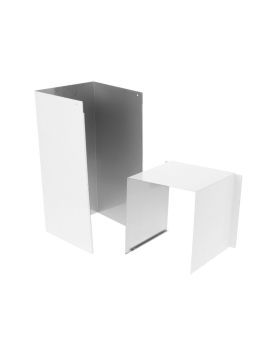 Extension de cache-conduit, 8 po, Blanc Mat, GE Café CX8DC9SPWM en Blanc présenté par Corbeil Electroménager