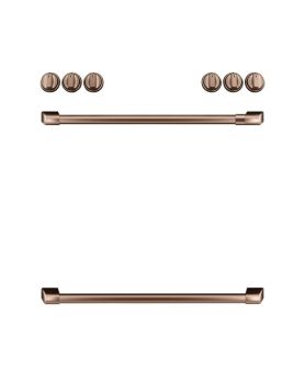 Ensemble bouton et poignée de cuisinière GE Café CXFCGHKPMCU