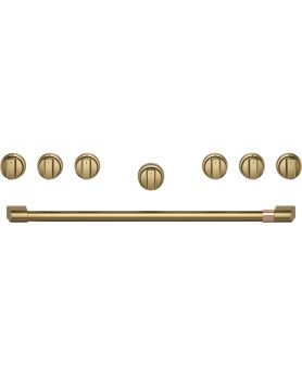 Ensemble poignée et bouton de cuisinière GE Café CXPR6HKPTCG