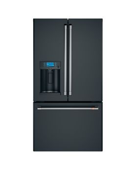 GE Café Fridge CYE22TP3MD1 in Black color showcased by Corbeil Appliances