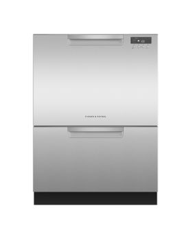 Double lave-vaisselle encastré tiroir, 24 po, 43 dB, acier inoxydable, Fisher & Paykel DD24DAX9 N Decibels 43   6 cycles Encastrable   largeur 24 pouces