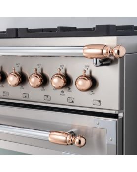 Copper décor set for Range and Hood Bertazzoni DSHERTKHPC