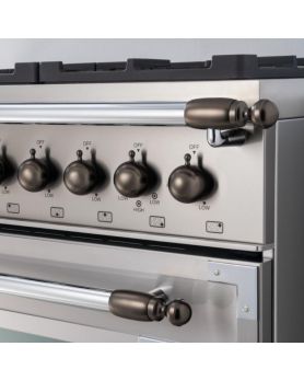 Black Nickel décor set for Range and Hood Bertazzoni DSHERTKHSB