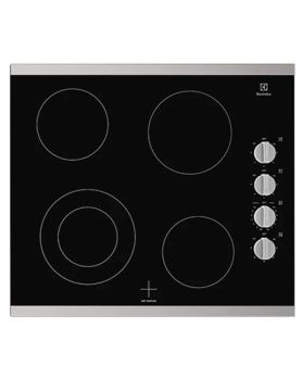 Ceramic Glass cooktop 24 In. Electrolux ECCE242CAS