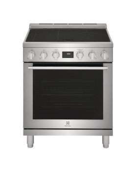 30 in. Induction Electrolux Range 4.6 cu.ft with 4 burners in Stainless ECFI3068AS  Stainless  4 Burners     Capacity 4.6 cubic feet   Width 30 inches