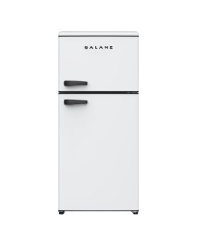 Refrigérateur Galanz EGLR18TMWMER16 Blanc Congélateur en haut largeur 30 pouces Capacité 18 pieds cubes
