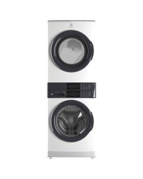 Electrolux Laundry center, 5.1 cu.ft washer, 8 cu.ft white electric dryer ELTE730CAW