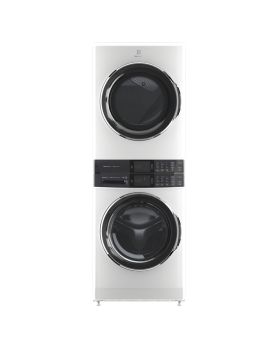 Electrolux laundry center, 5.2 cu.ft. washer, 8 cu.ft. electric dryer white ELTE760CAW