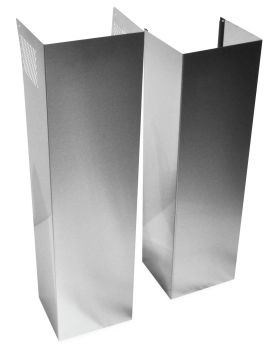 Kit d'extension de cheminée pour hotte aspirante Whirlpool EXTKIT10ES en Inox présenté par Corbeil Electroménager