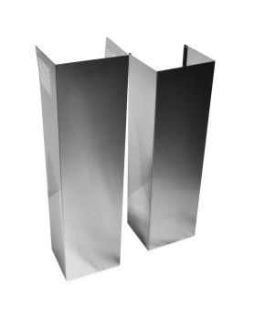 Kit d'extension de cheminée pour hotte aspirante Whirlpool EXTKIT25FS en Inox présenté par Corbeil Electroménager