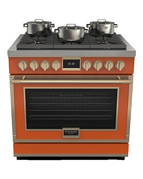 36 In. Gas Range Fulgor Milano F4EDF366BR1-RAL