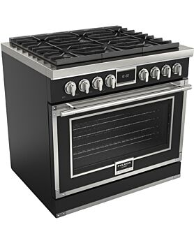 36 In. Gas Range Fulgor Milano F4EDF366CS1-MB