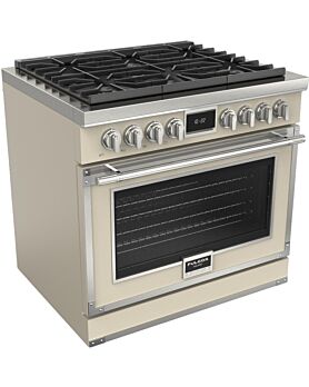 36 In. Gas Range Fulgor Milano F4EDF366CS1-MI