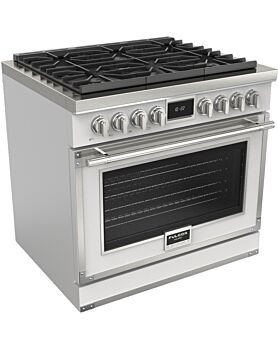 36 In. Gas Range Fulgor Milano F4EDF366CS1-MW