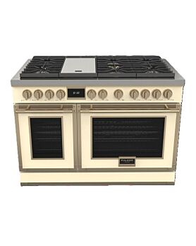 48 In. Gas Range Fulgor Milano F4EDF486GBR1-IV