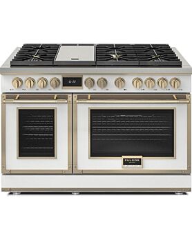 Cuisinière 48 Po. Gaz Fulgor Milano F4EDF486GBR1-WH