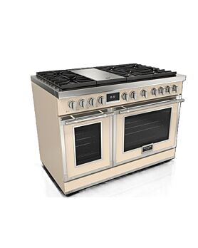 48 In. Gas Range Fulgor Milano F4EDF486GCS1-IV