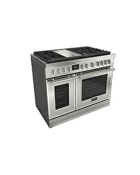 48 In. Gas Range Fulgor Milano F4EDF486GCS1-SS